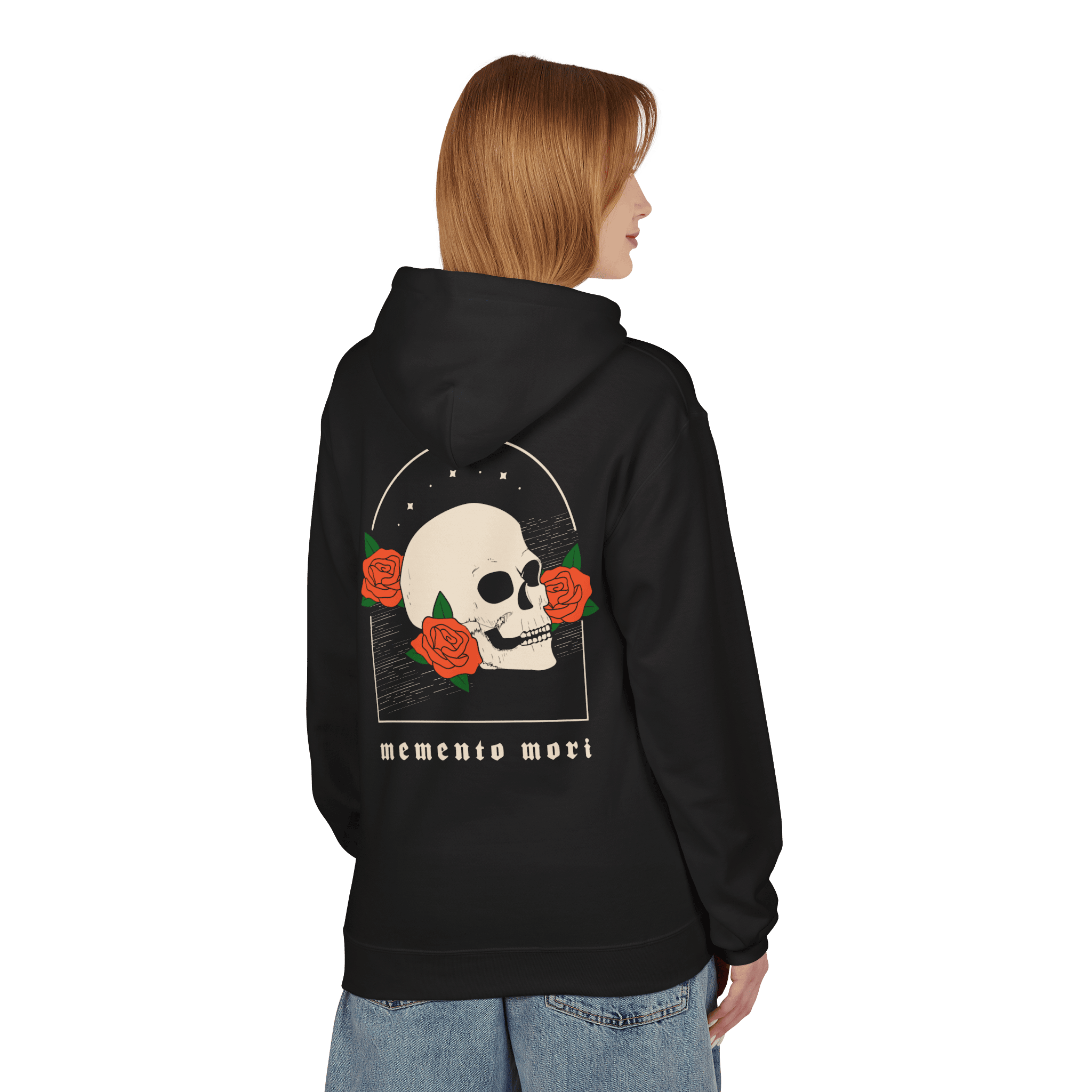 Memento Mori Hoodie Back Person 2