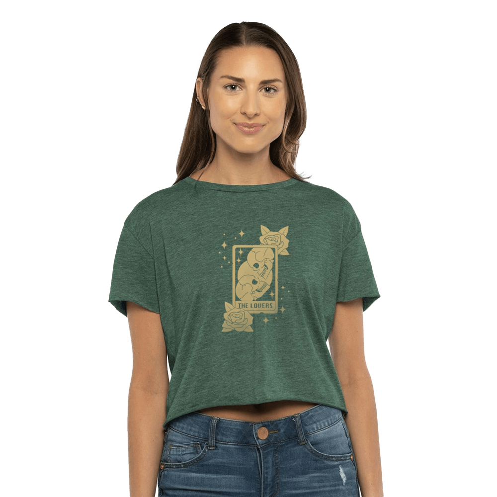 Lovers Crop Tee Model