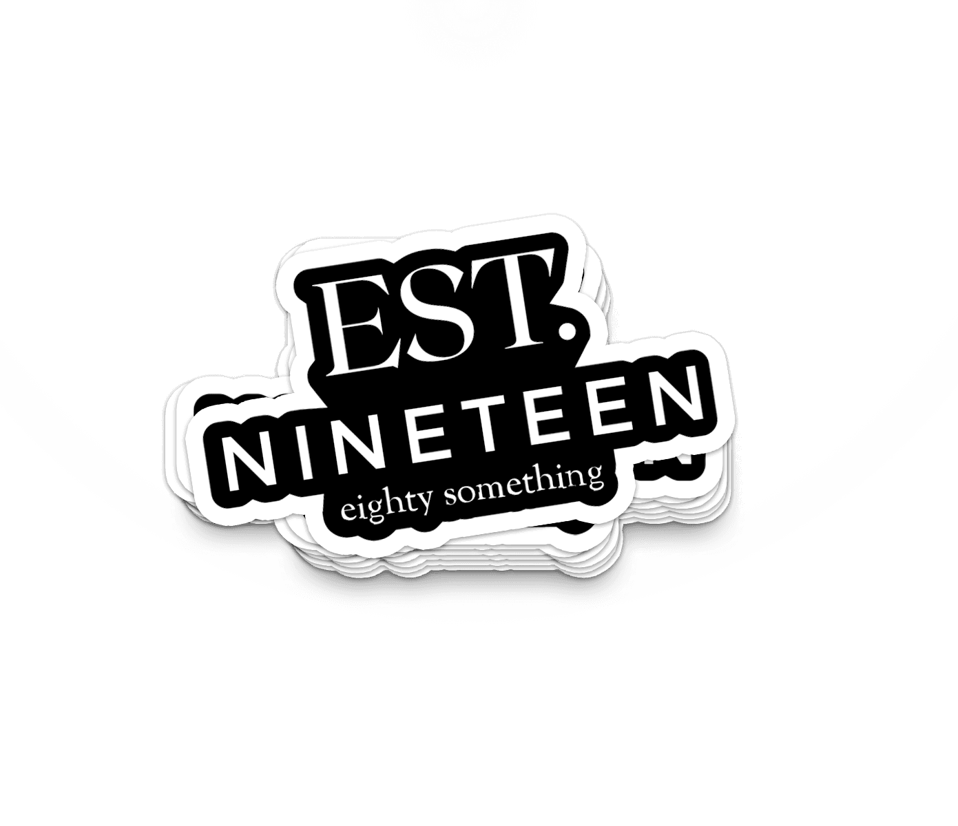 Est 1980 Sticker