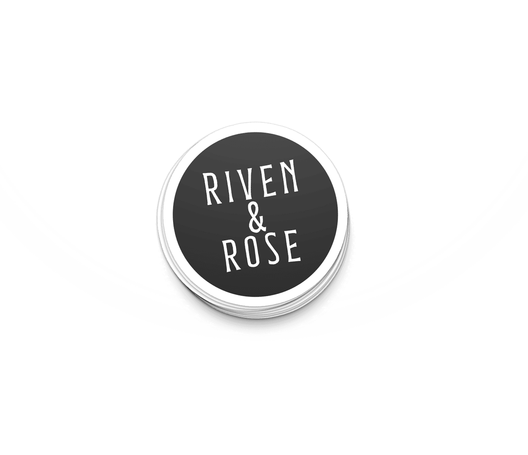 Riven and Rose Logo Sticker